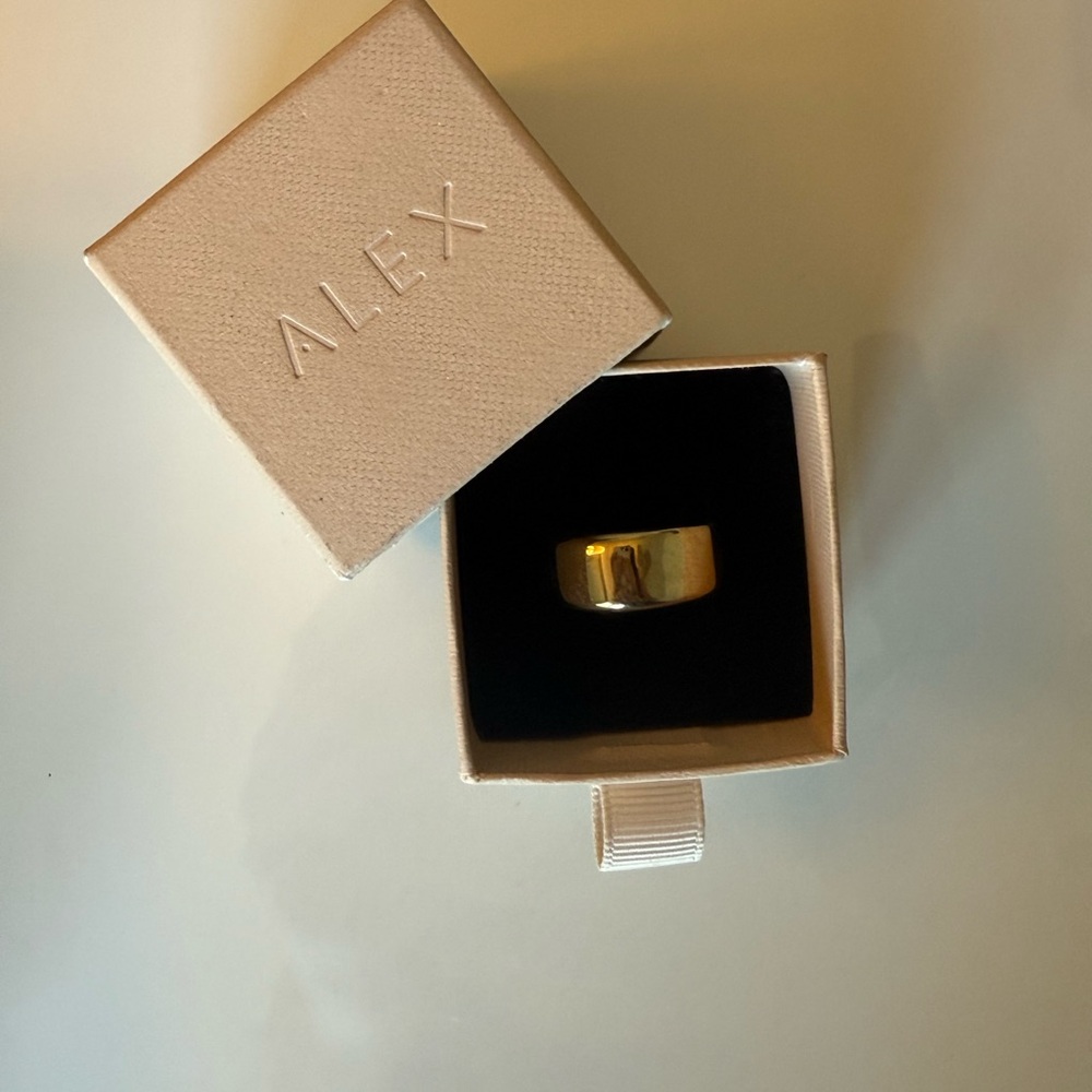 Polished Brass Ring new in Box